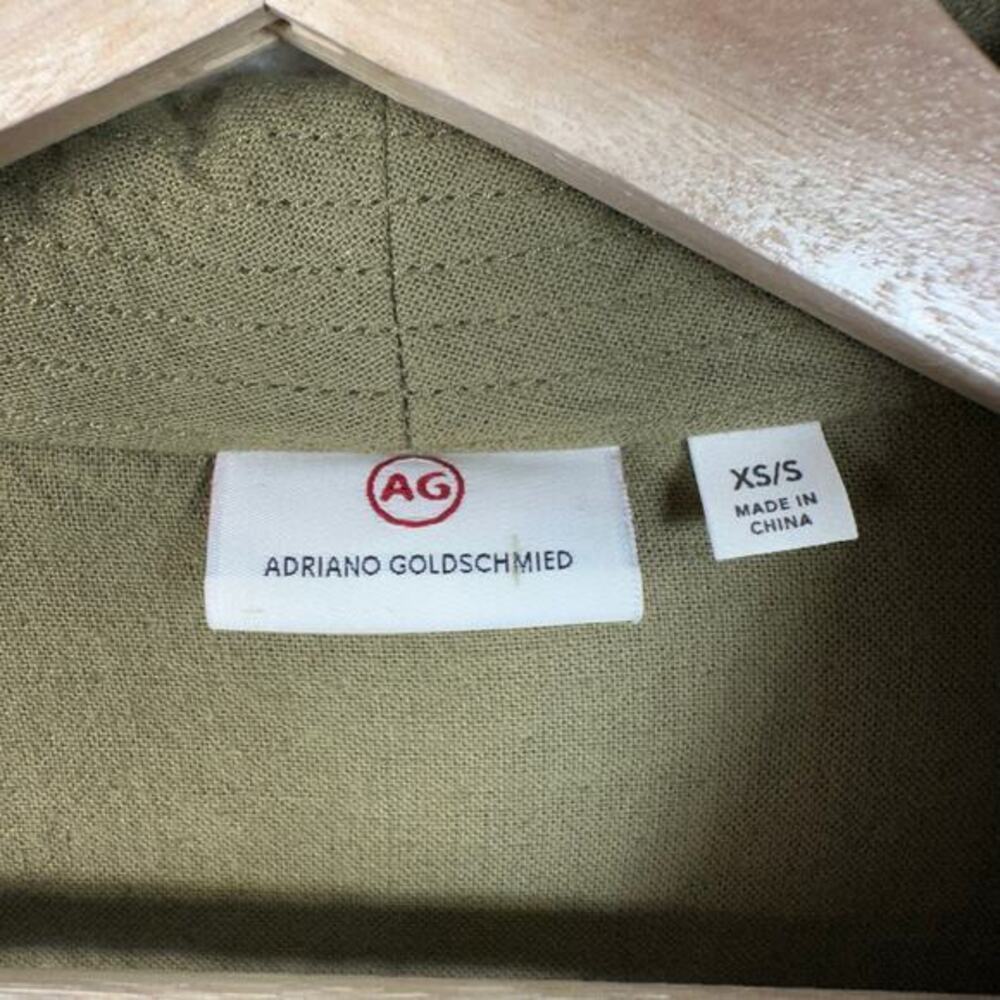 AG‎ Adriano Goldschmeid Size Small Boho Maura Oversized Jacket in Olive Grove - Picture 4 of 15